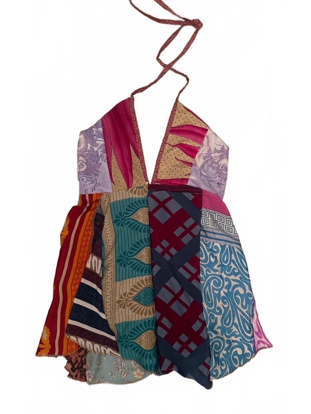 Recycled Sari Halter Top